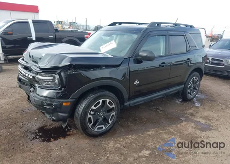 2024 Ford Bronco Sport Outer Banks z USA, uszkodzony, nr VIN 3FMCR9C63RRF04896